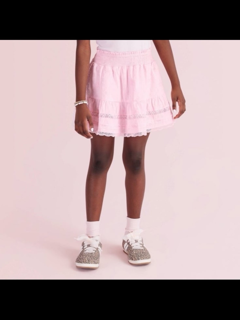 ⚡️⭐️Love Shack Fancy x Target Clara Alouette Rose Embroidery Tiered Skirt
